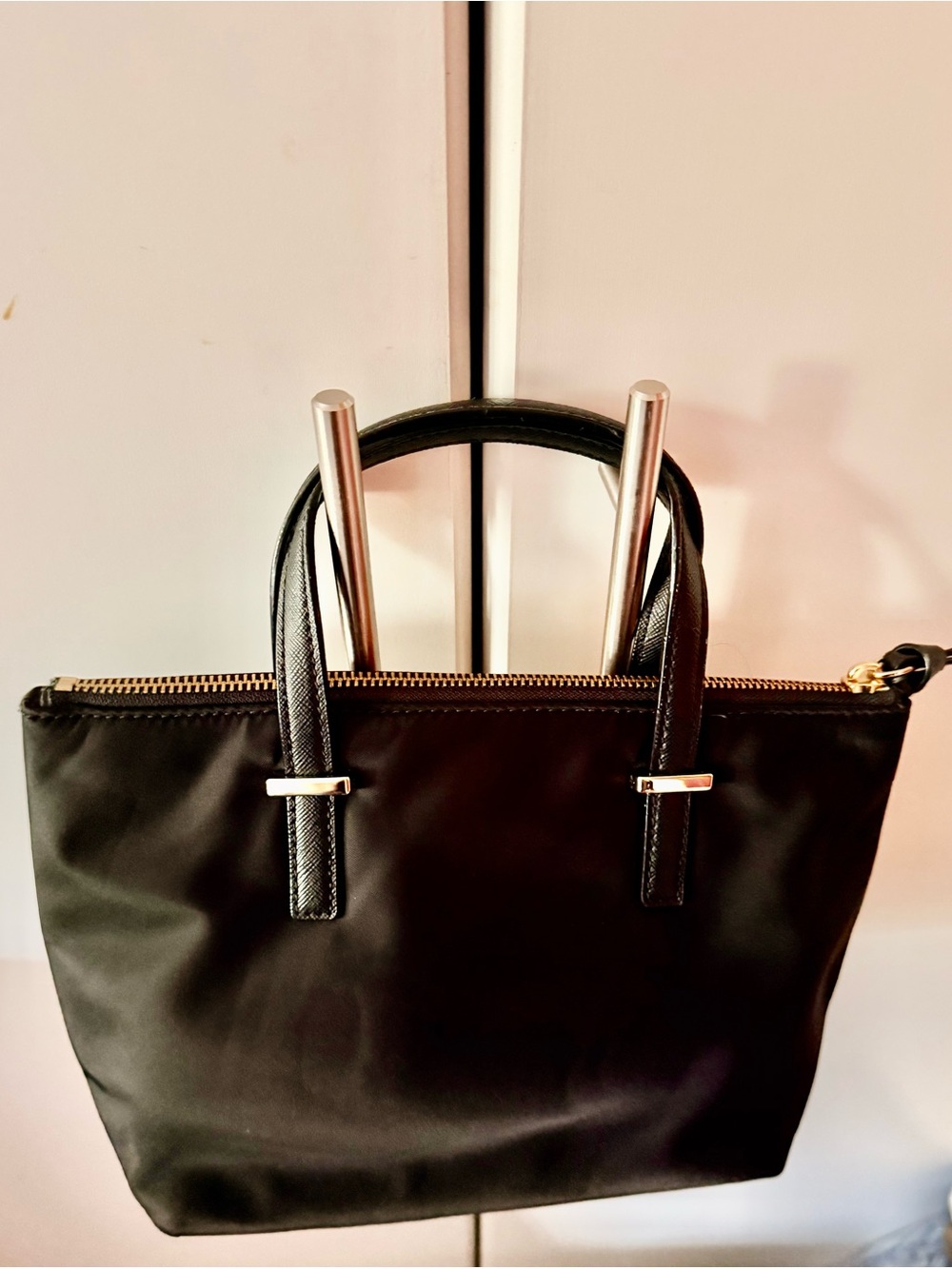 kate spade black top-handle tote - Picture 2 of 6